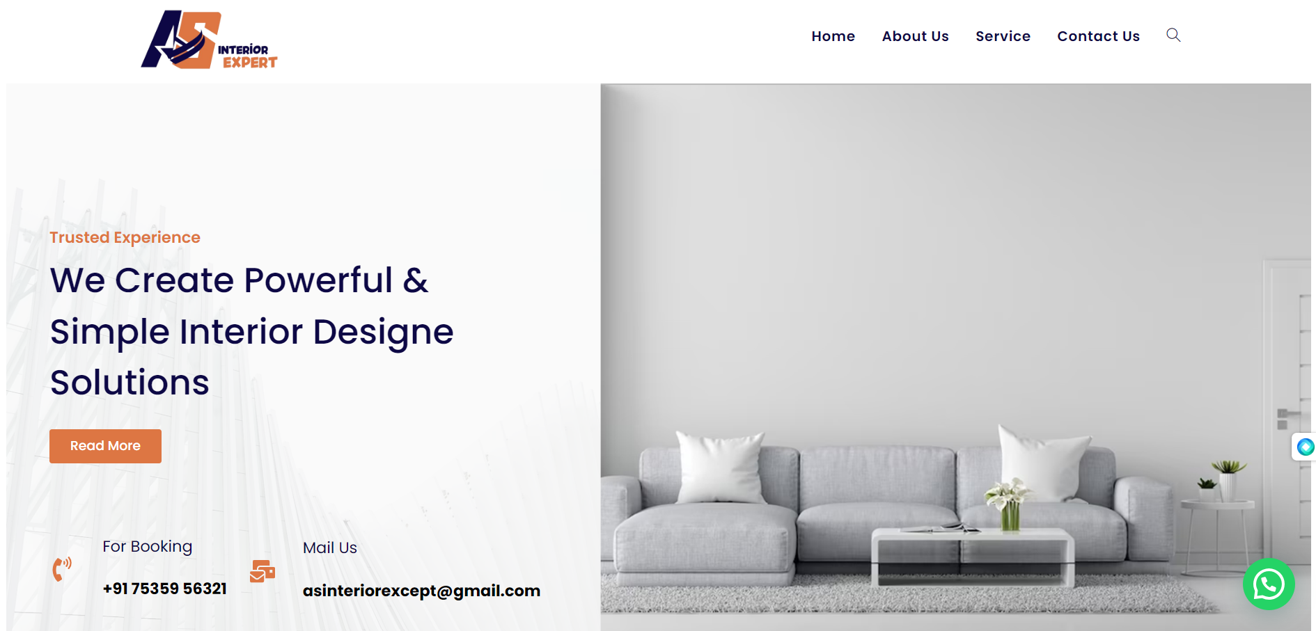Interior Design – Website